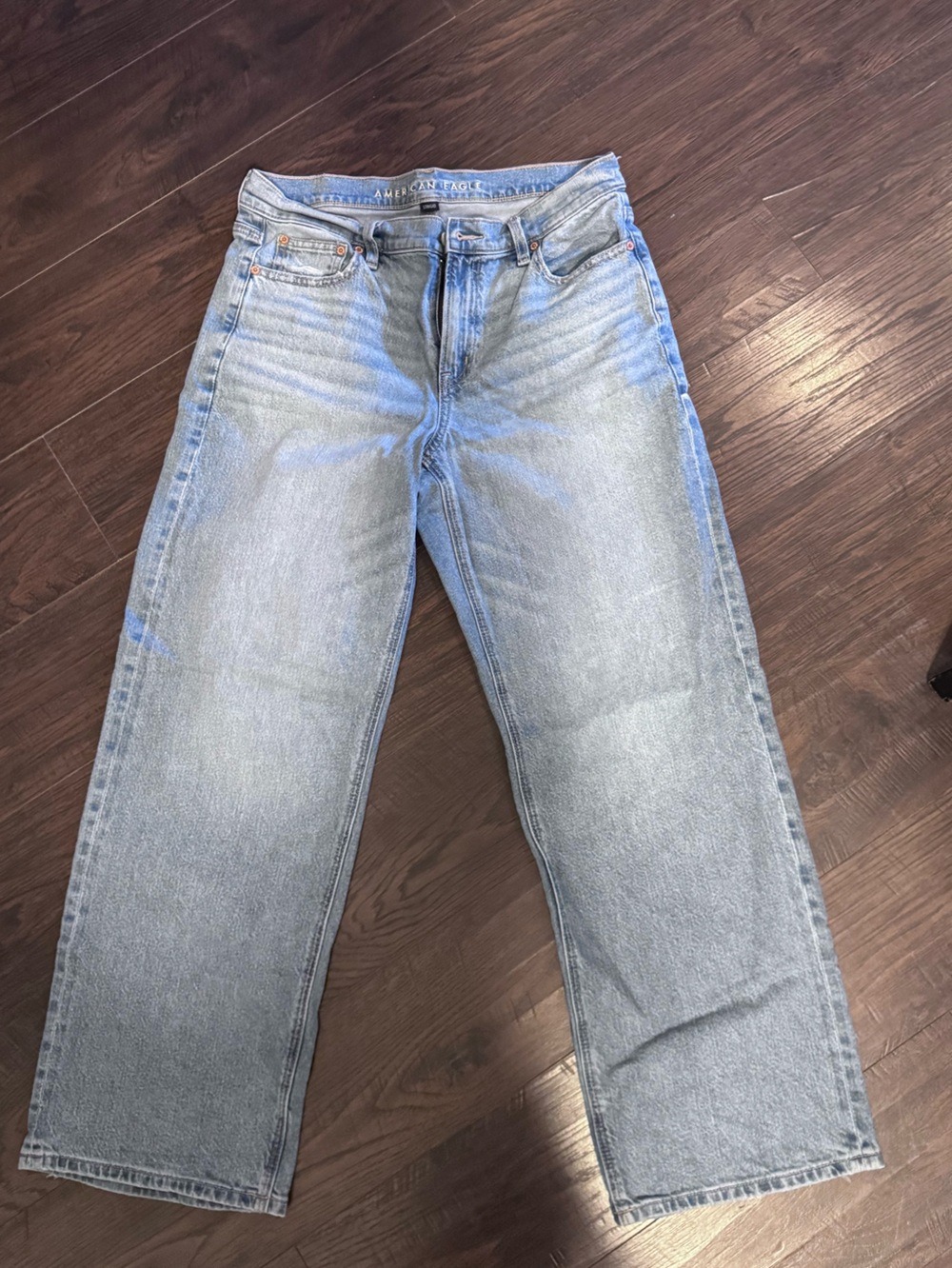 American Eagle Outfitters Light Blue Straight Women's Jeans